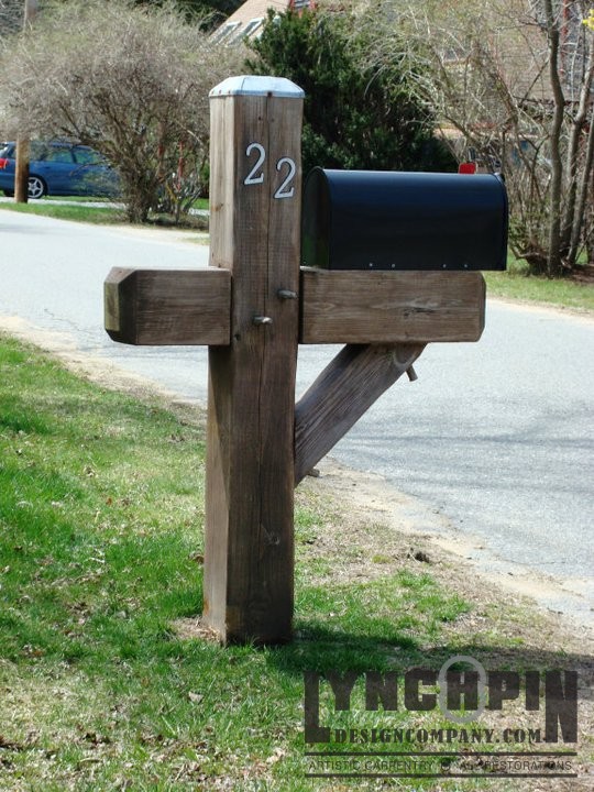 Yankee Style Heavy-Duty Mailbox Post in Newburyport, MA
